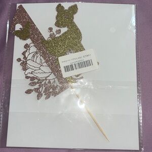 Deer Little One Cake Topper